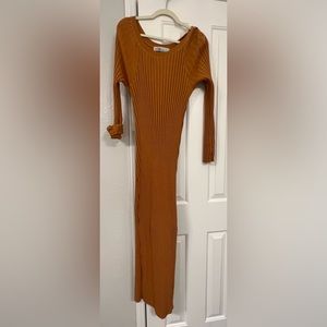 Free People Rust Orange Maxi Dress